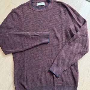 Men's Burgundy Crewneck Sweater
